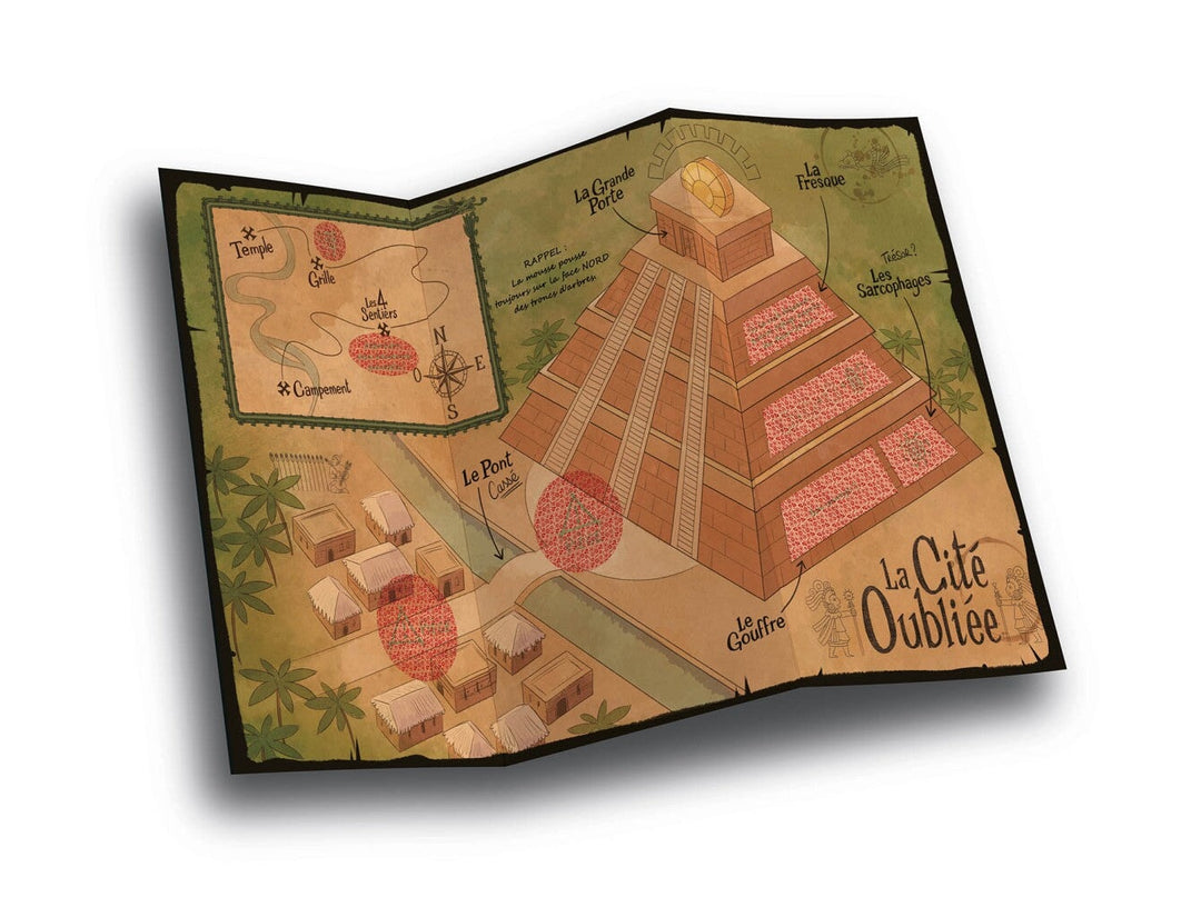 Livre roman énigme La chasse au trésor : la cité oubliée Auzou Mlle et Coco