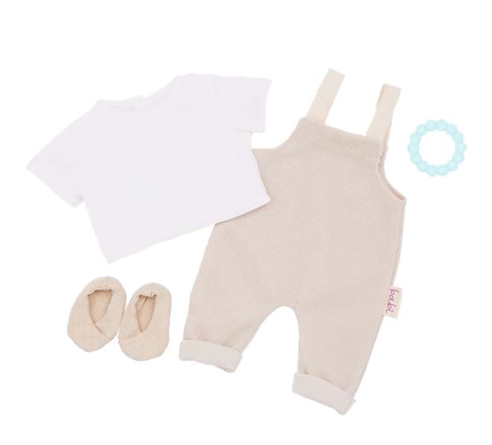 ensemble salopette pour poupée LullaBaby 35.5 cm
