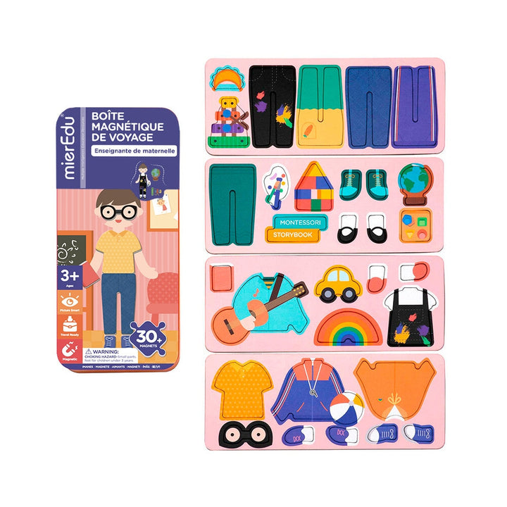 boite magnétique de voyage enseignante maternelle mieredu Mlle Coco