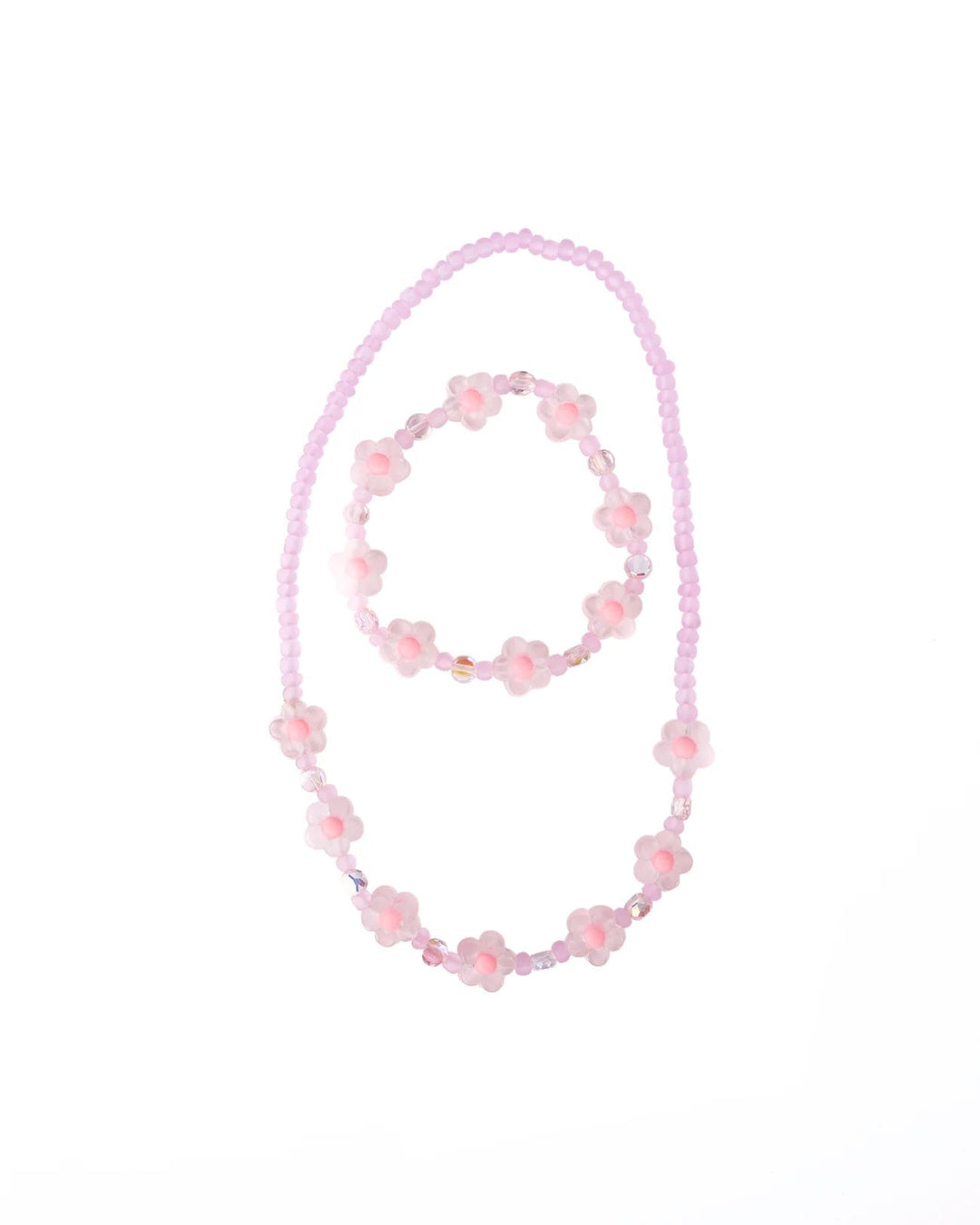 Collier et bracelet - Fleurs de cristal rose 86169 - Great Pretenders Accessoires vêtements/autres Great Pretenders 