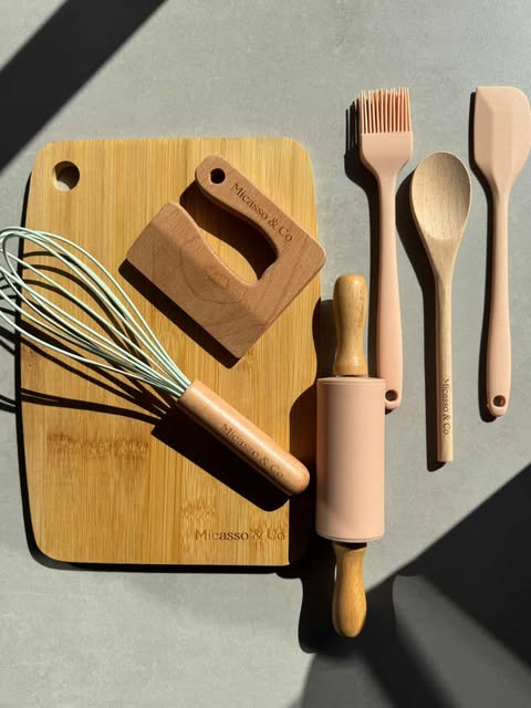 Ensemble mini-chef 7 en 1 - Rose - Micasso &amp; Co Micasso &amp; Co 