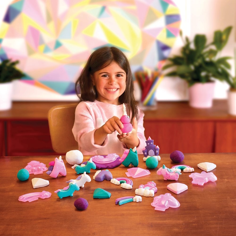 Ensemble pâte à modeler Licornes scintillantes Tutti Frutti Mlle et Coco