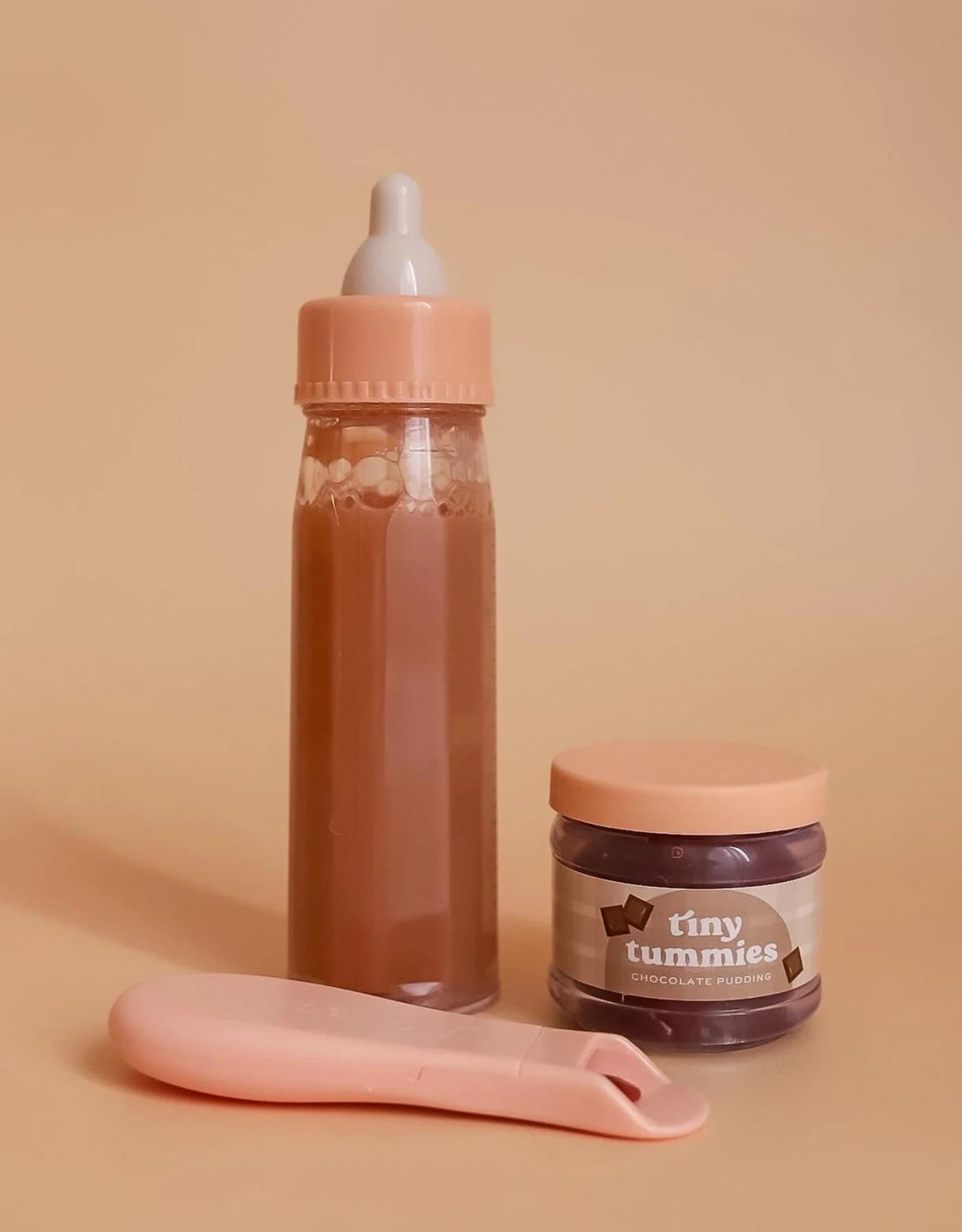 Ensemble cuillère, purée et bouteille de lait - Chocolat - Tiny Harlow Jouet/jeux Tiny Harlow 