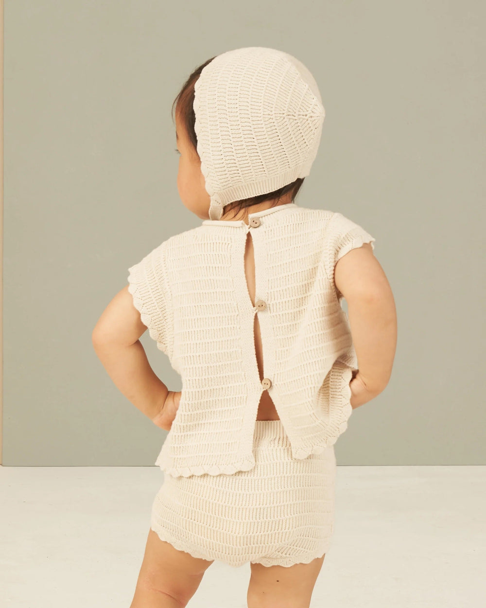 ensemble tricot naturel Rylee Cru Mlle et Coco coton