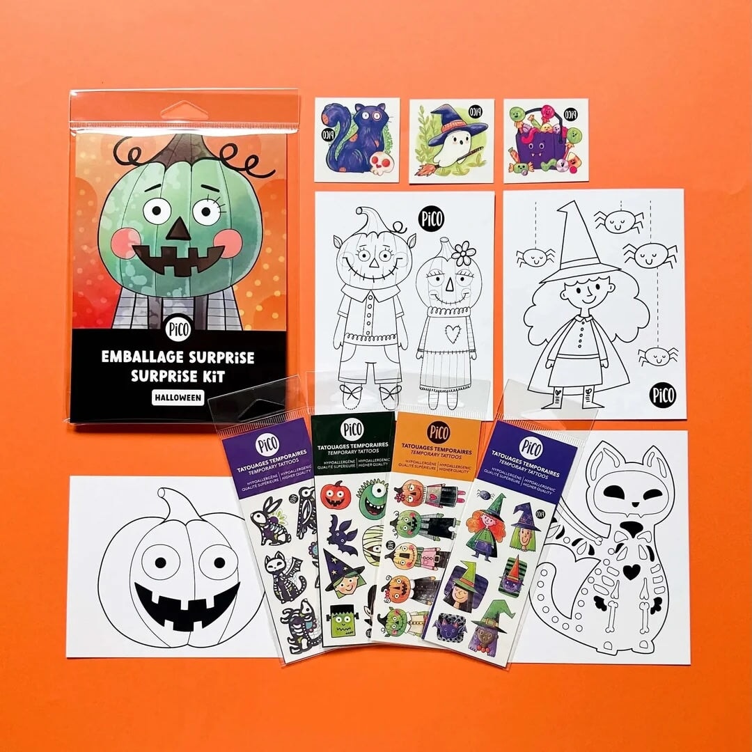 Ensemble surprise - Halloween - Pico tatouage Jouet/jeux Pico tatouage 