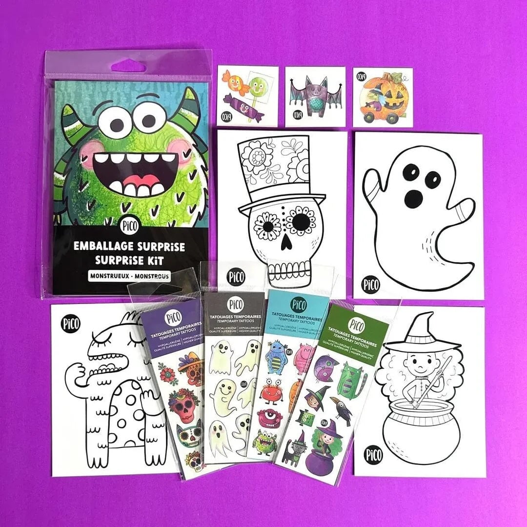 Ensemble surprise - Monstrueux - Pico tatouage Jouet/jeux Pico tatouage 