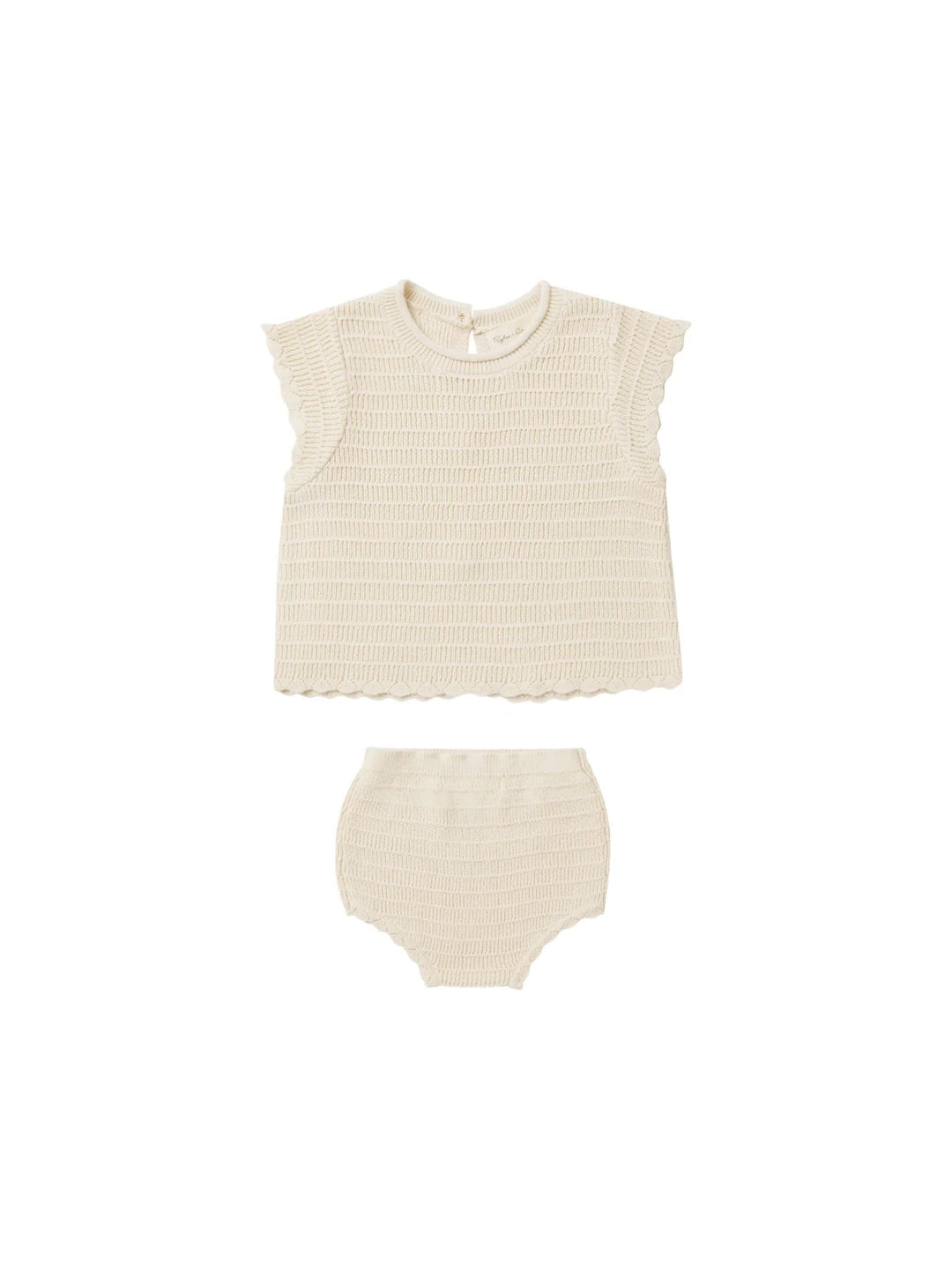 ensemble tricot naturel Rylee Cru Mlle et Coco coton