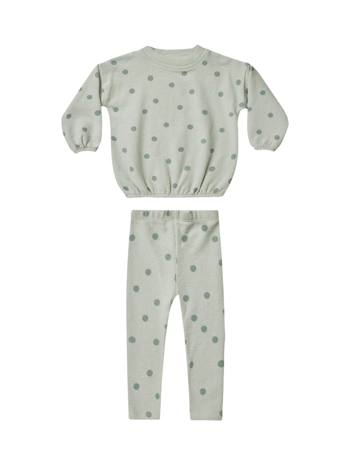ensemble deux pièces vert mousse Rylee + Cru Mlle et Coco