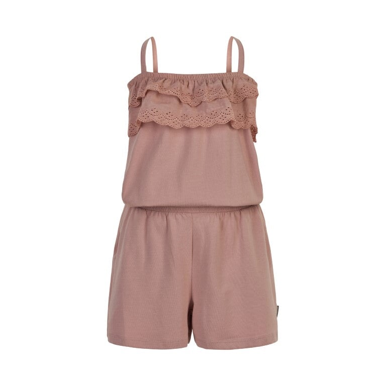 Jumpsuit bretelles fines Creamie vieux rose Mlle et Coco