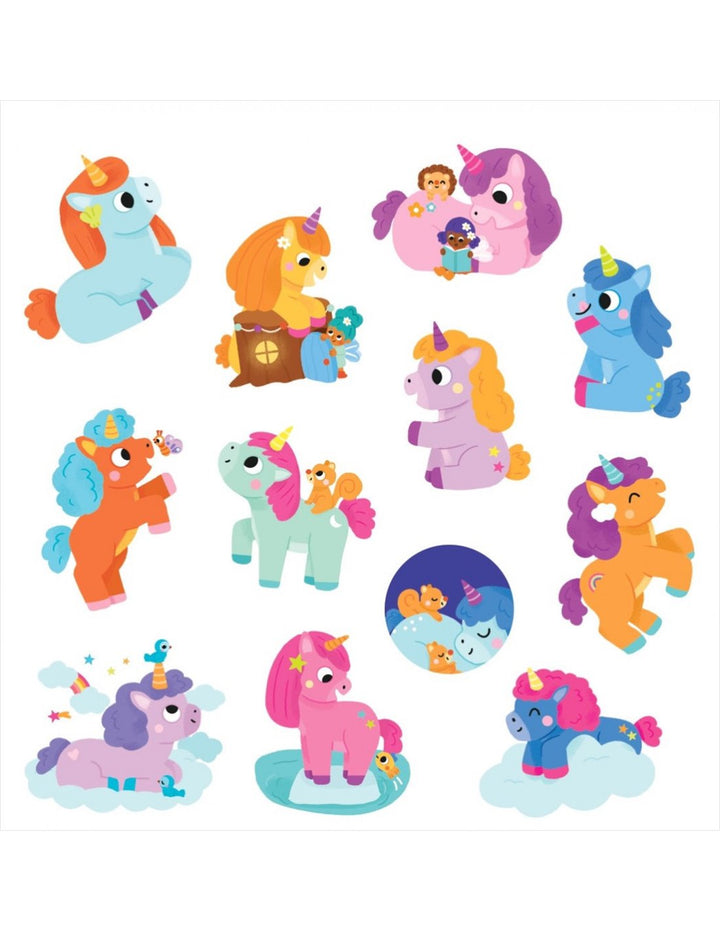 Autocollants Stickers épais licornes Gründ Mlle et Coco