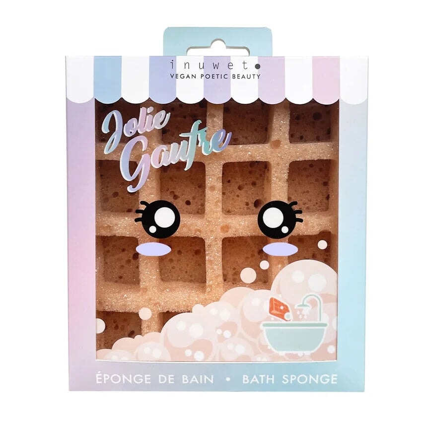 éponge pour le bain Gauffre Inuwet Mlle et Coco