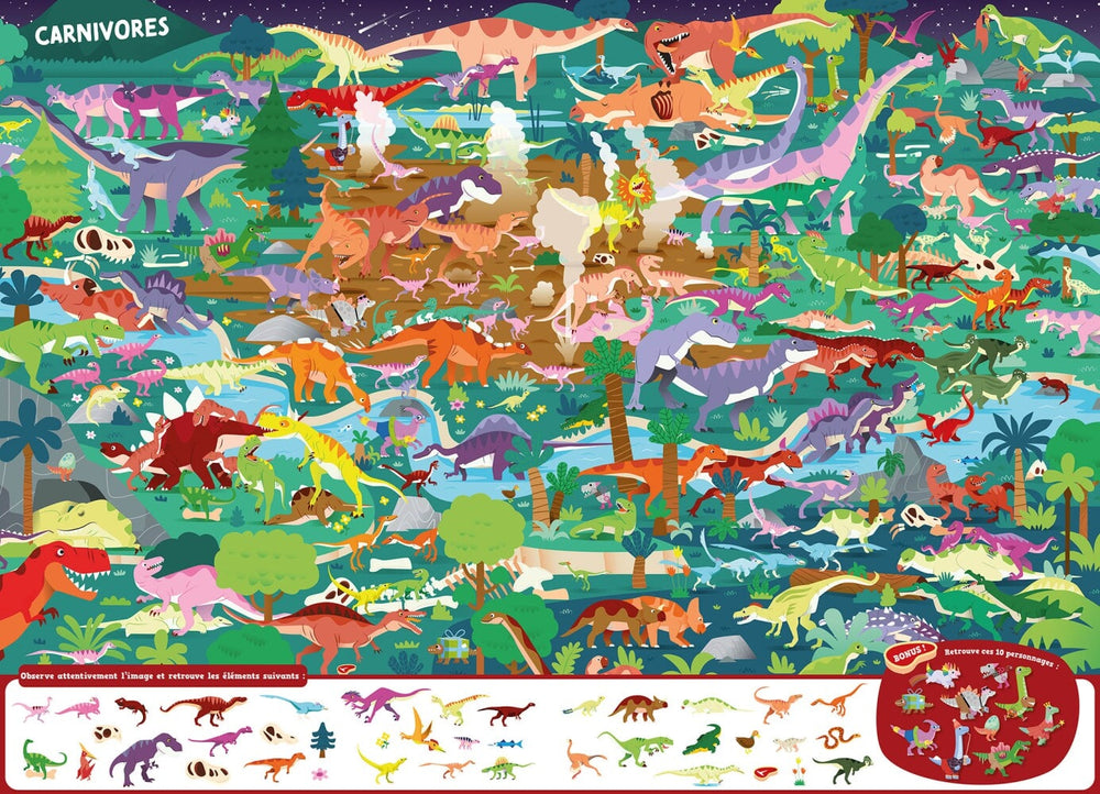 Cherche et trouve géant - L'Ère des dinosaures - Auzou éditions Livre Auzou éditions 