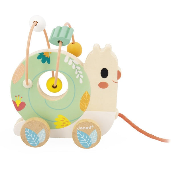 jouet bois baby looping janod lapin renard escargot ours