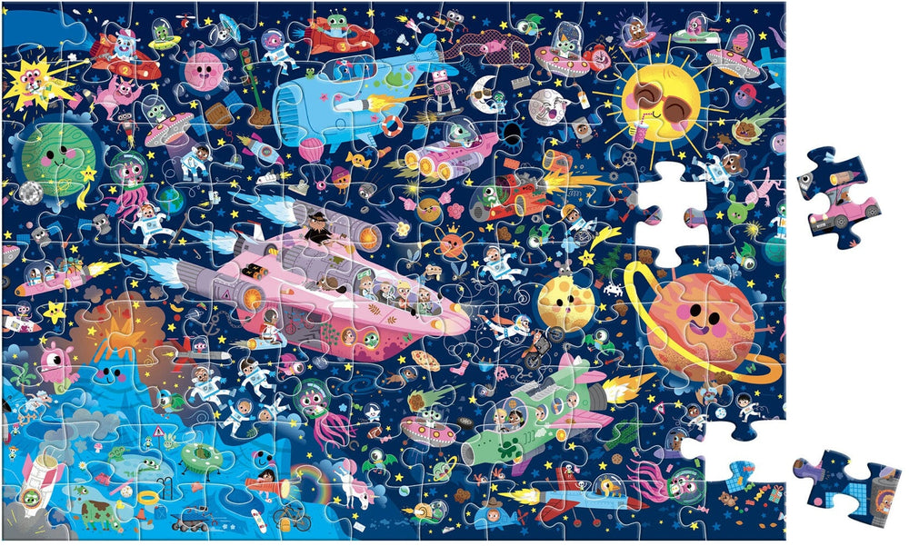 casse-tête puzzle espace Mlle et Coco Auzou