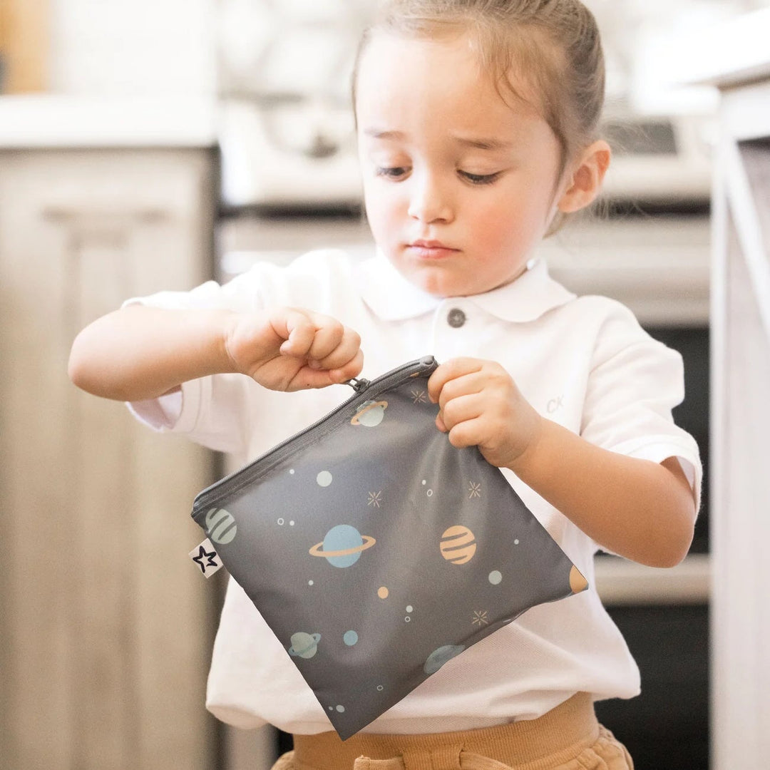 sac à collation réutilisables planète espace Tiny Twinkle accessoire repas