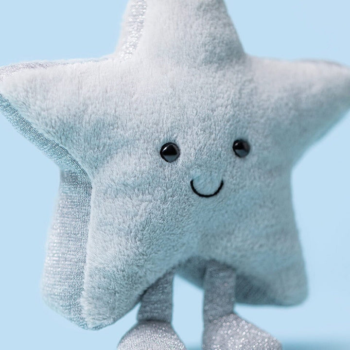 Petite Peluche de noel étoile argentée Jellycat Mlle et Coco
