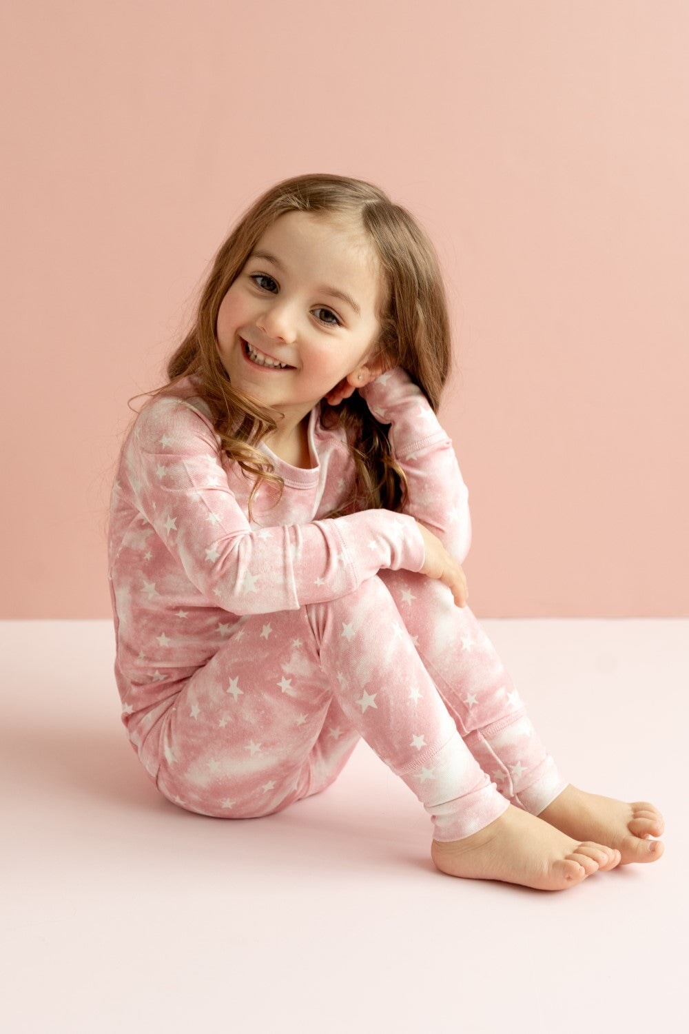 pyjama rose étoile Coccoli deux-pièce Mlle et Coco