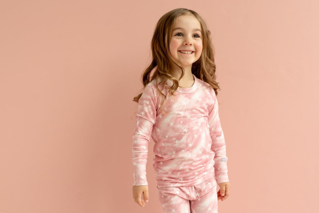pyjama rose étoile Coccoli deux-pièce Mlle et Coco
