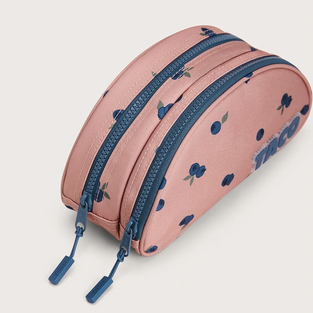 Étui à crayon Thomas blueberry pink Taco Mlle et Coco