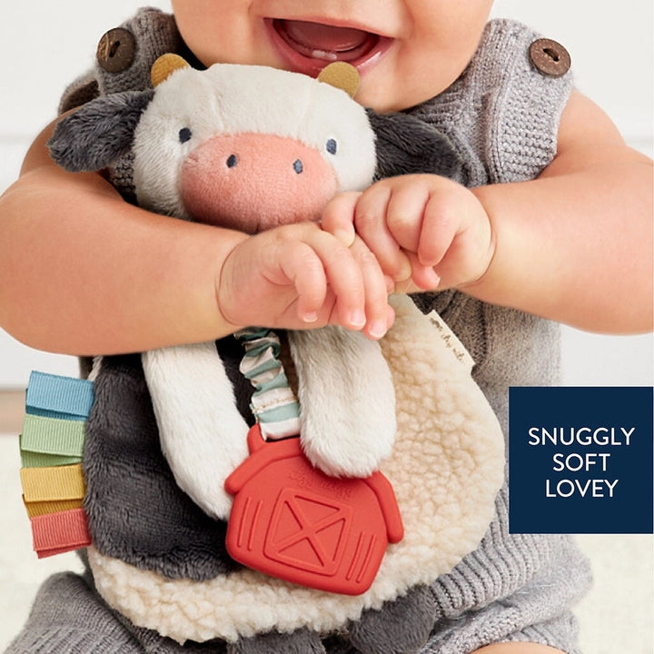 jouet texturé vache jeu sensoriel éveil tout-petit enfant Itzy Ritzy
