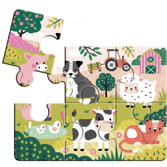 mes puzzles évolutifs animaux auzou