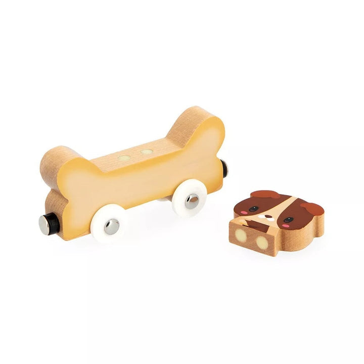 jeu magnétique Animaux familier lapin souris chien Janod