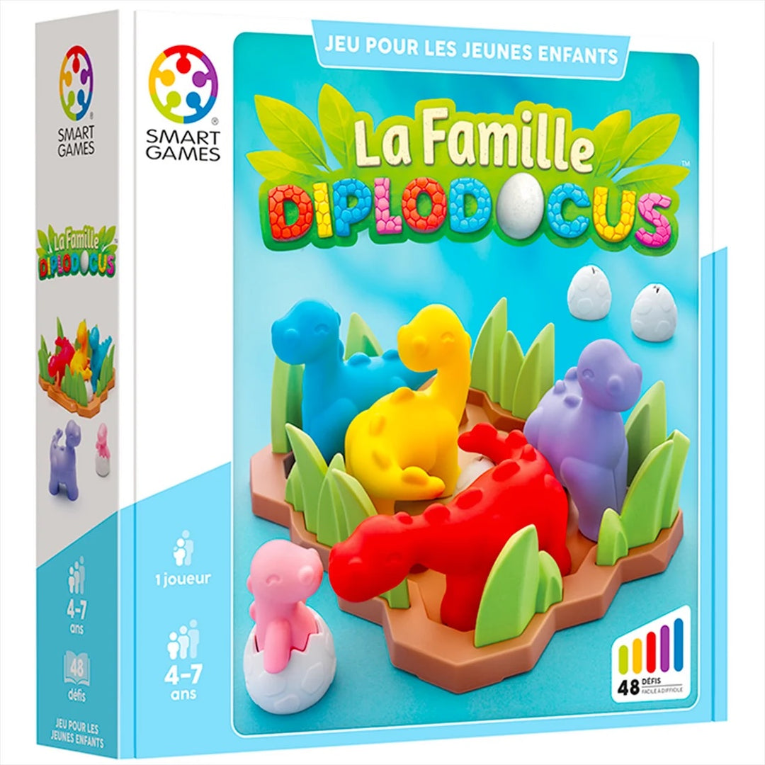 Logic game - Diplodocus family - Smart Games