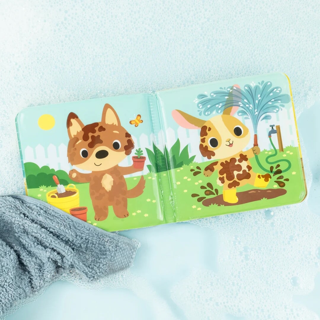 livre bain tiger tribe messy farm Mlle et Coco 