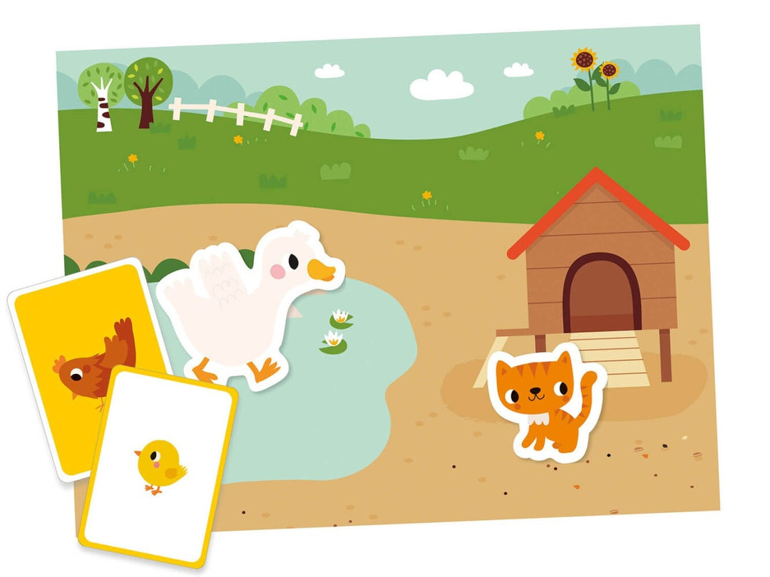 Mon petit coffret aimanté La ferme Auzou Mlle et Coco