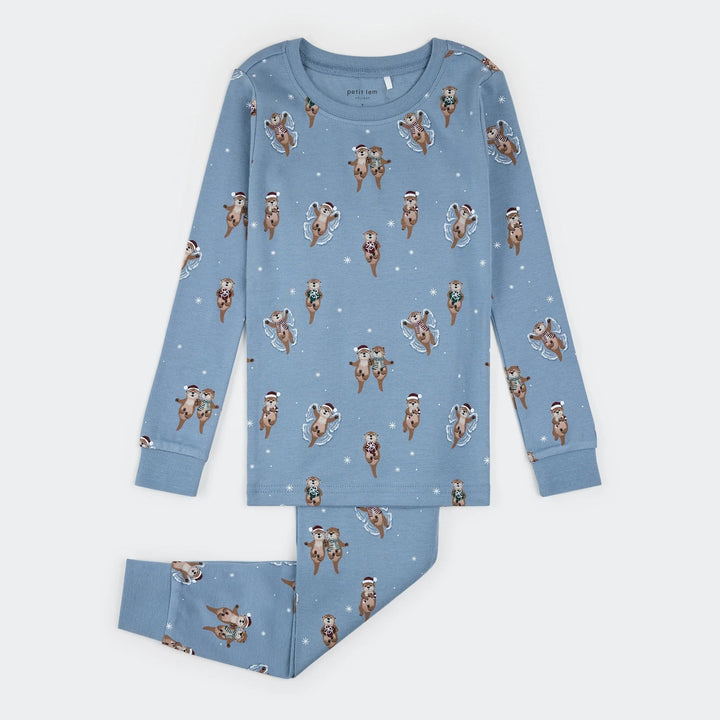 Pyjama deux-pièces Loutre festive Petit Lem