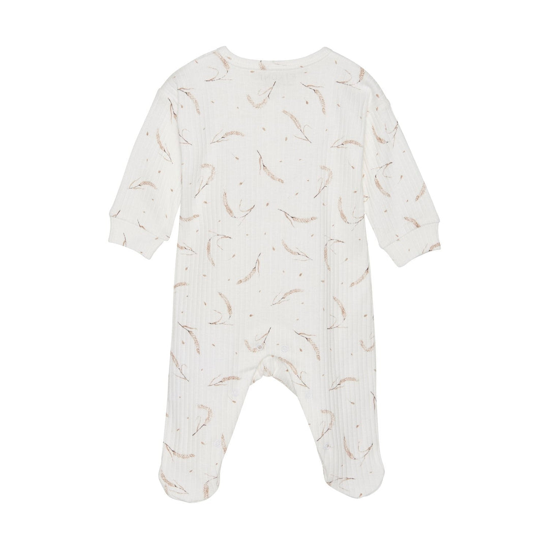 pyjama fixoni fond blanc feuillage avoine Mlle et Coco