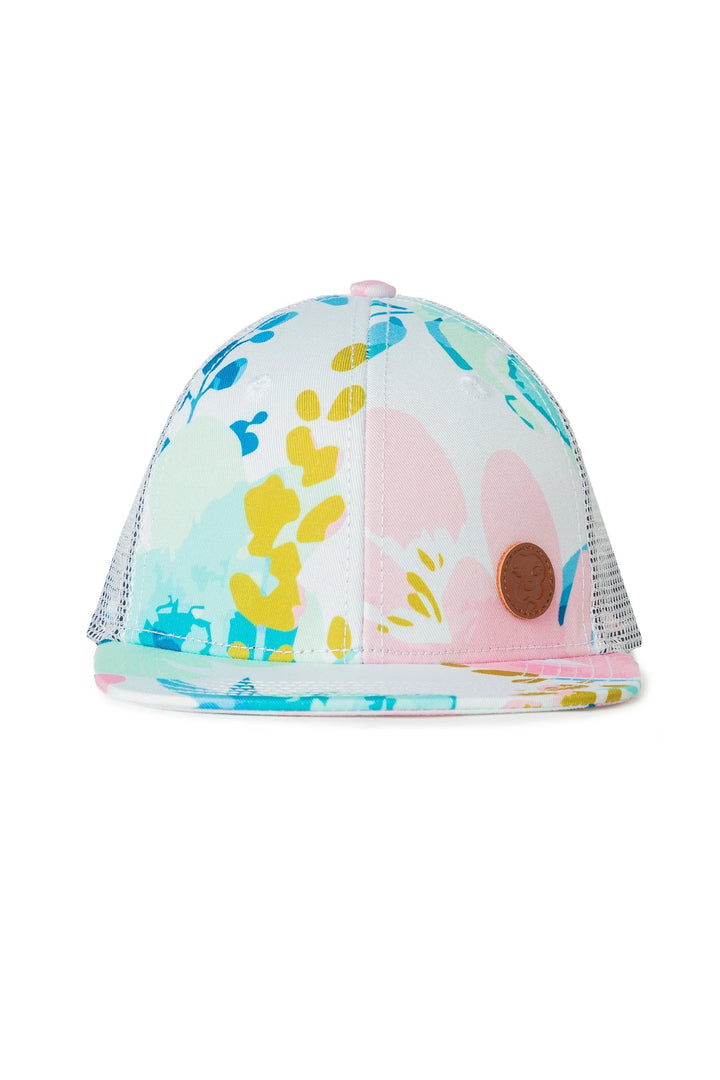 casquette L&amp;P enfant fille filet floral accessoire été soleil plage vacance