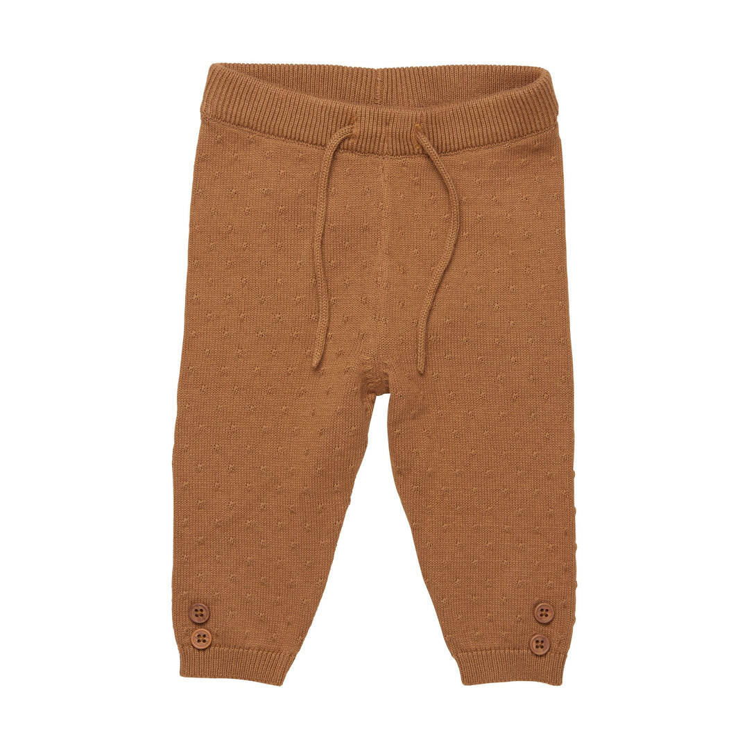 pantalon tricot caramel fixoni vêtement enfant garçon coton