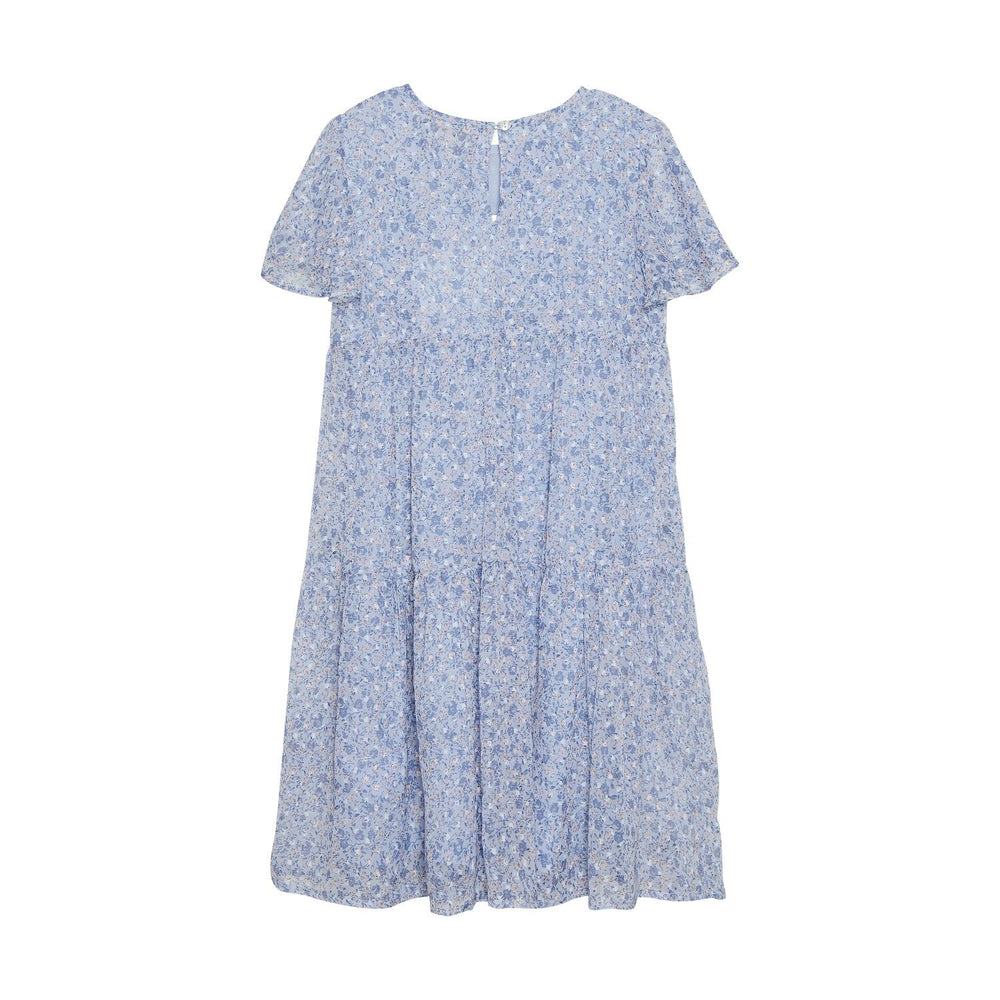 robe à volant légère fleuri bleu Creamie vêtement enfant