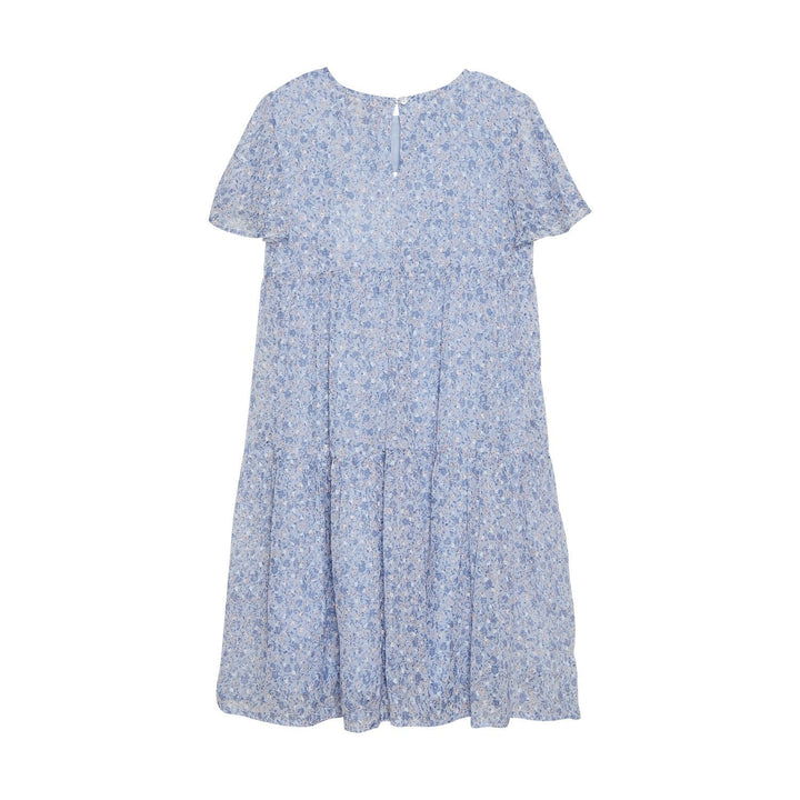robe à volant légère fleuri bleu Creamie vêtement enfant