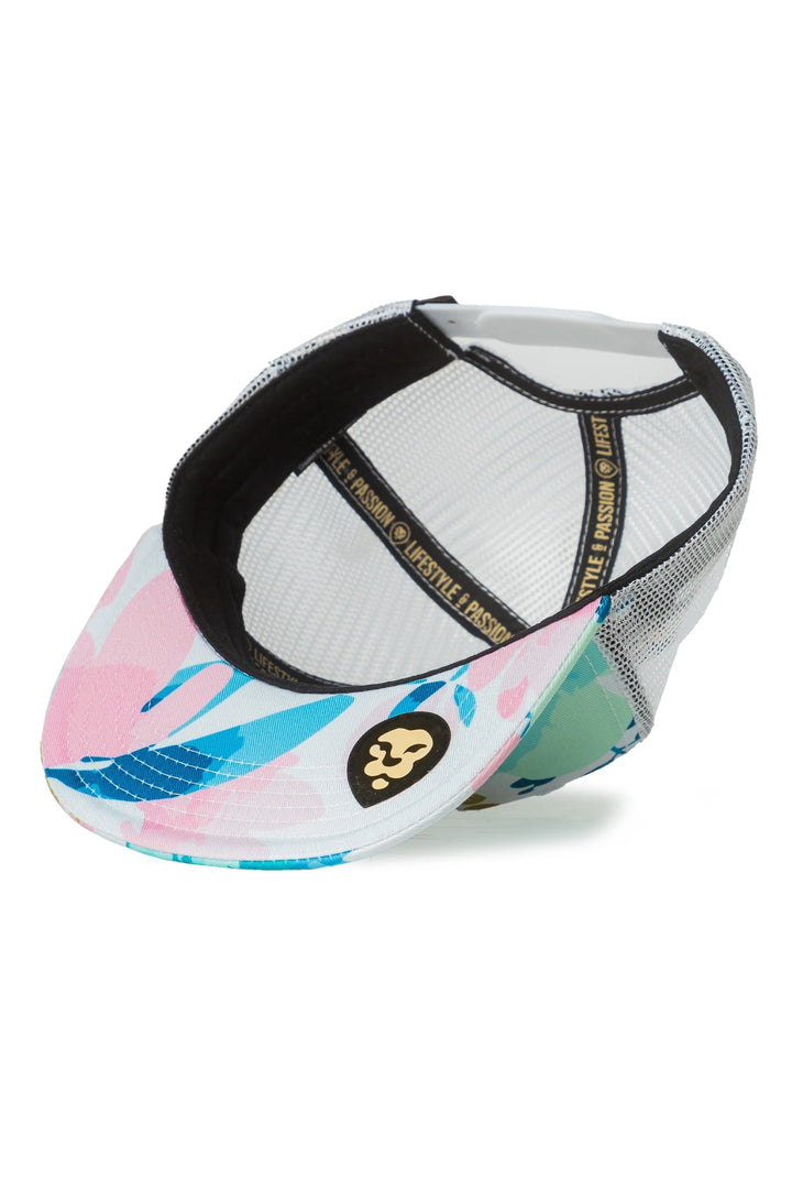 casquette L&amp;P enfant fille filet floral accessoire été soleil plage vacance