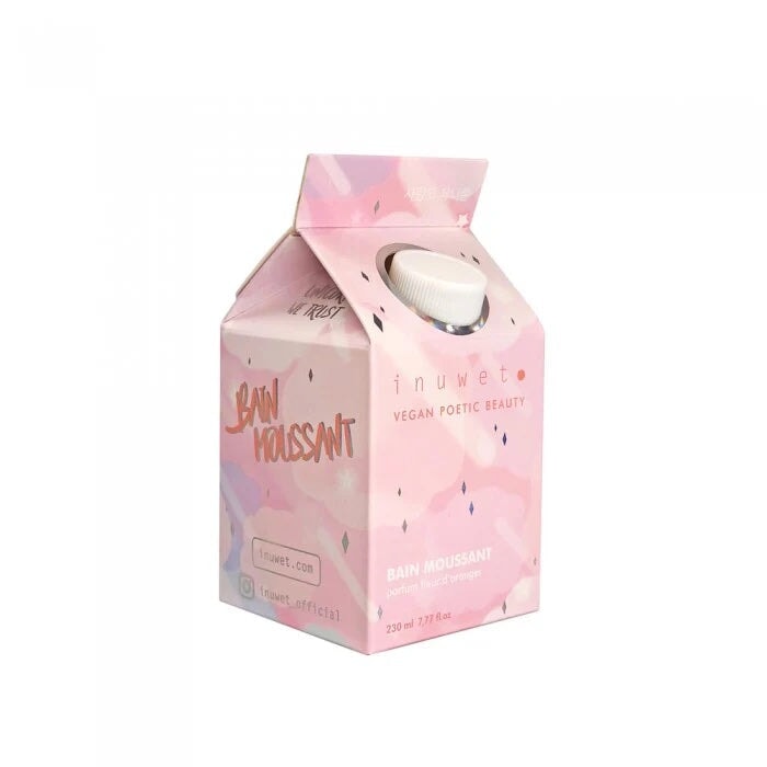 bain moussant fleur d'oranger inuwet cosmétique enfant vegan