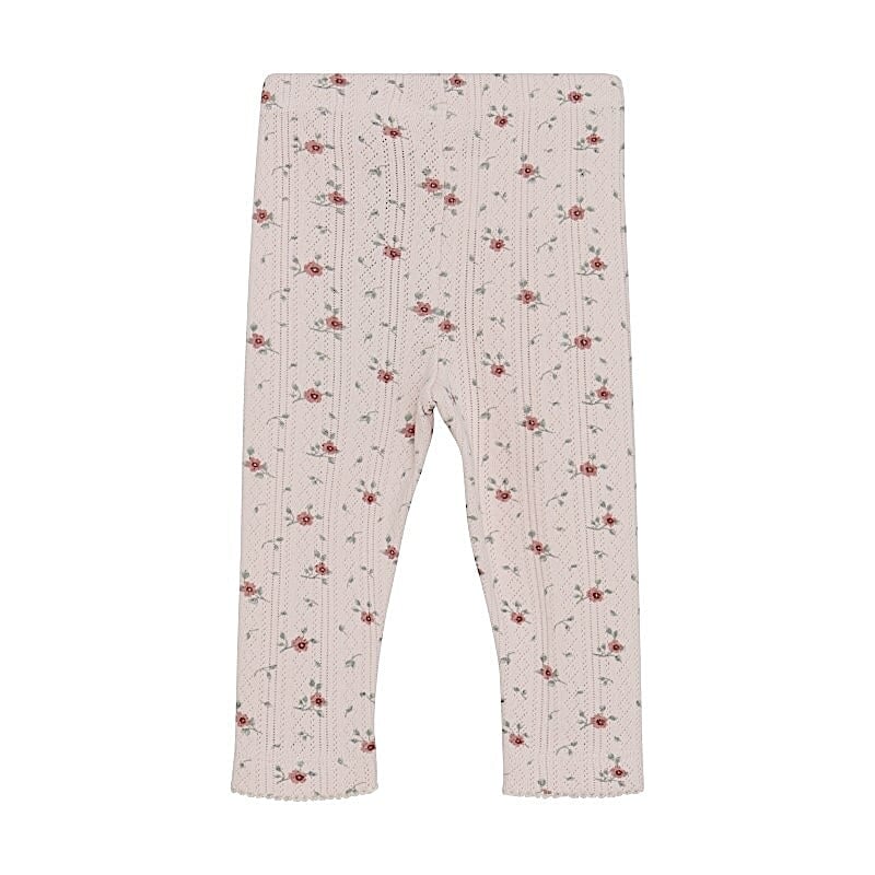 legging rose pointelle floral En-fant Mlle et Coco