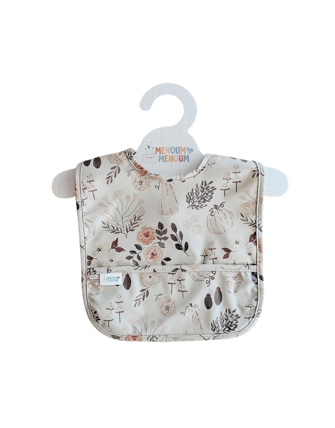 bavoir menoum menoum fleurs séchées accessoire bébé Mlle et Coco
