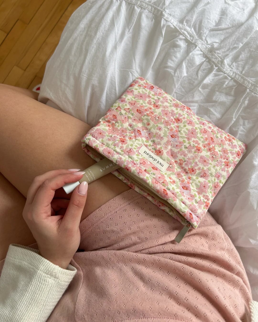 Trousse à cosmétique flora  Fleuri Moi d&
