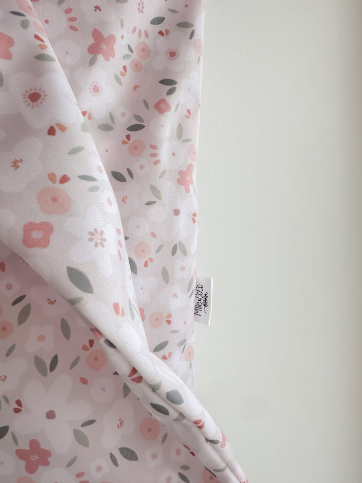 sac transport Délicatesse floral blush Mlle et Coco résistant eau