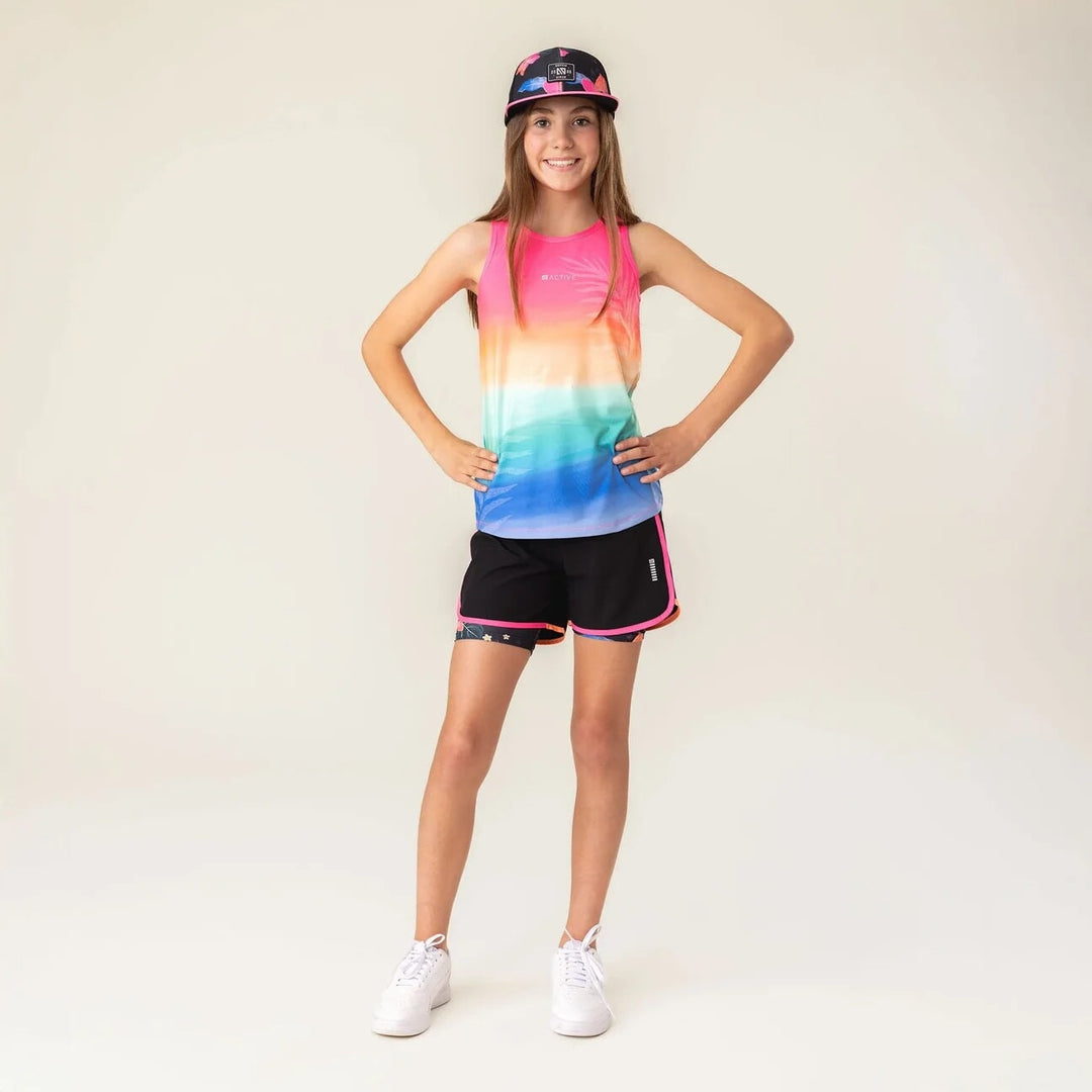 casquette nano floral rose fille accessoire été Mlle et Coco