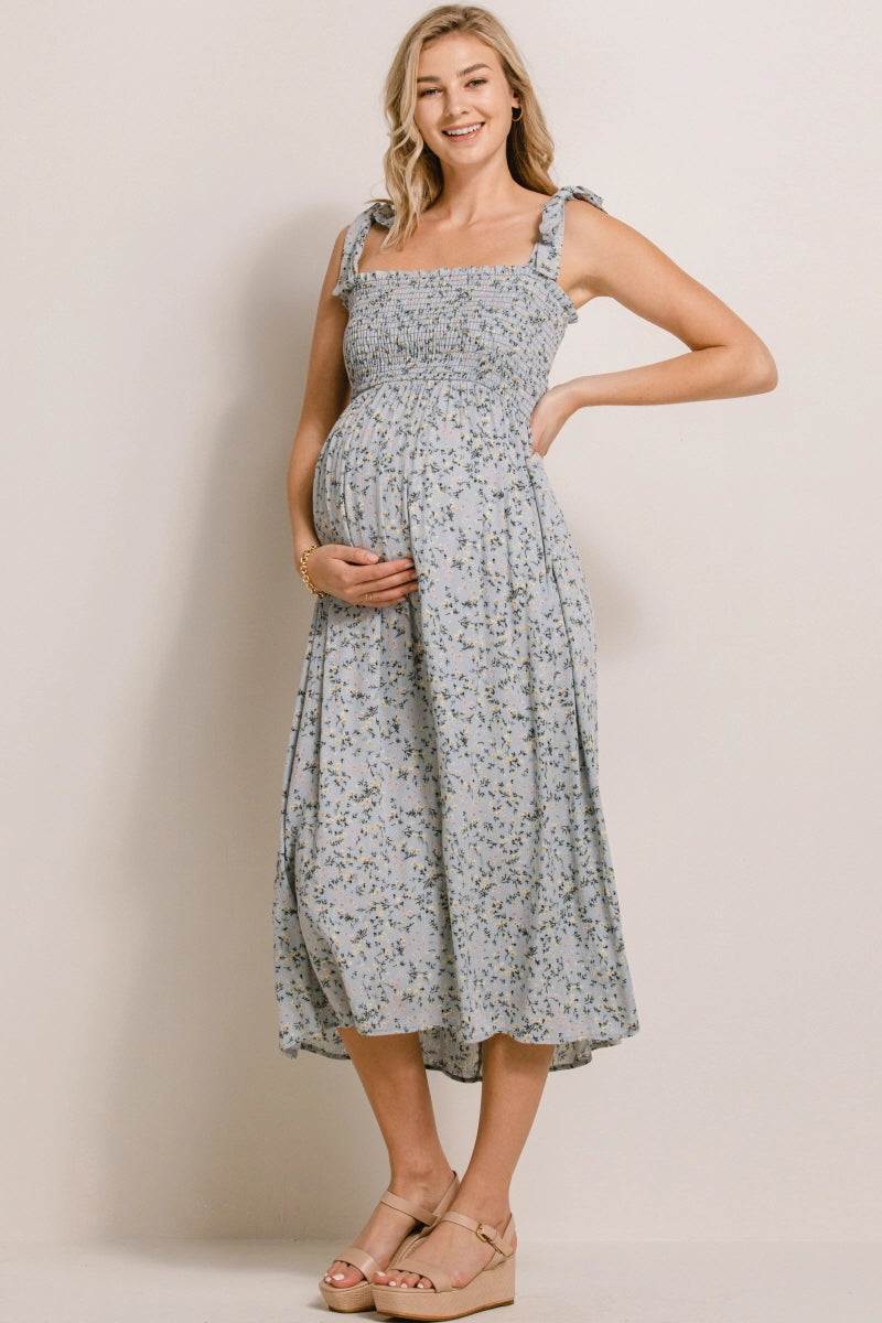 robe sauge floral maternité allaitement Mlle et Coco Hello Miz