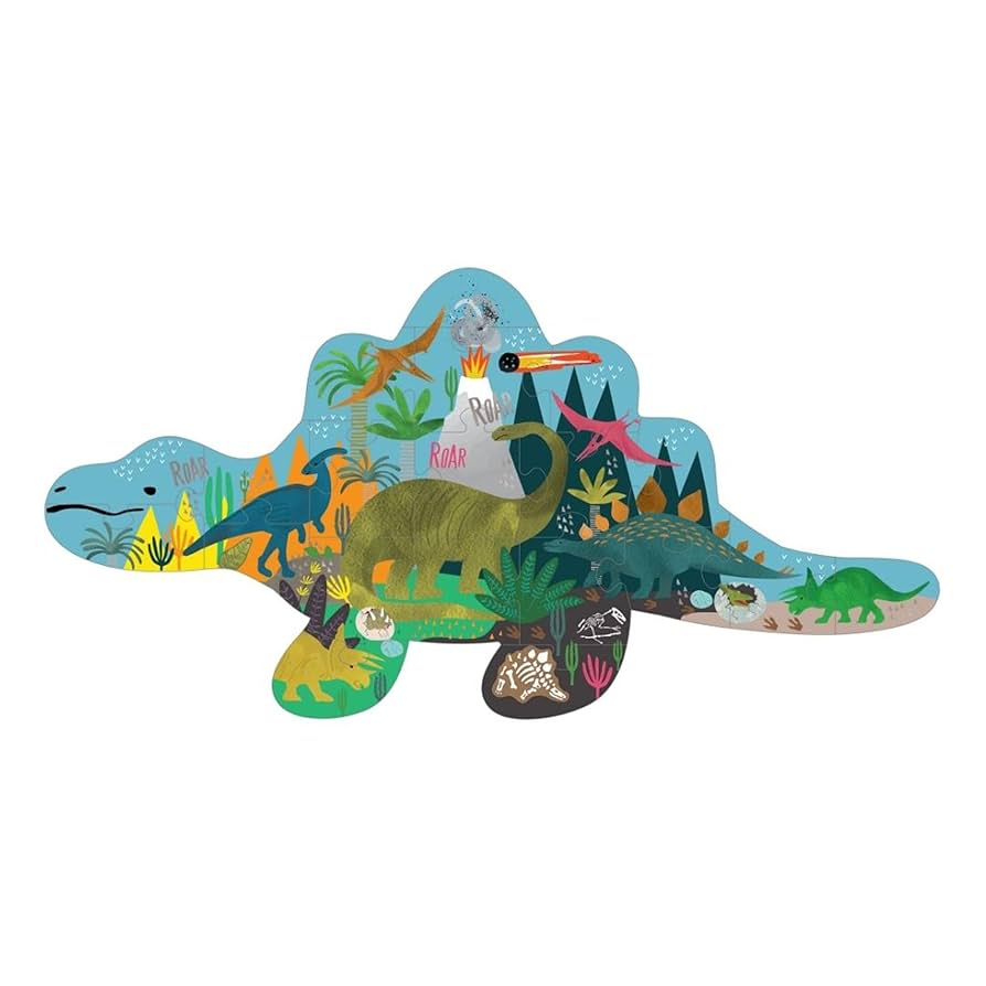 casse-tête dinosaure 20 morceaux Floss &amp; rock Mlle Coco