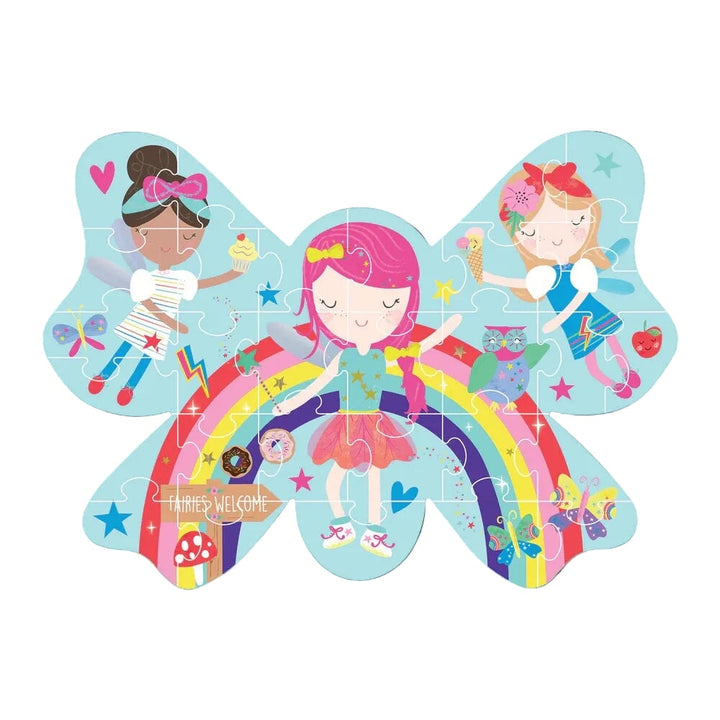 Casse-tête 30 morceaux fées arc-en-ciel Floss &amp; Rock Mlle et Coco