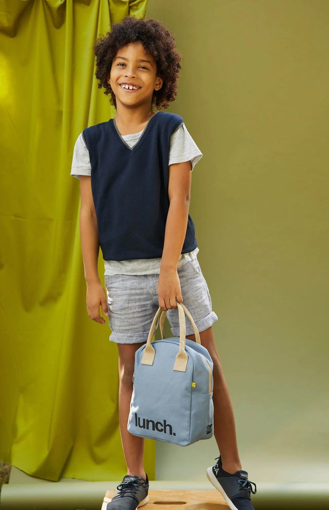 Sac à lunch Bleu déjeuner Fluf Mlle et Coco