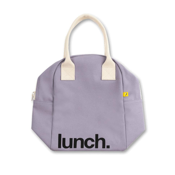 sac a lunch fluf boite lunch lavande à plat