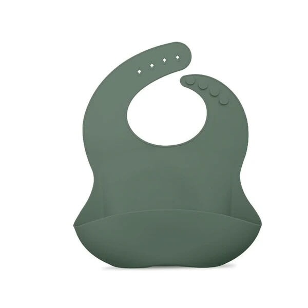 Bavoir de silicone - Plusieurs couleurs - Noüka Repas et gourmandise Noüka Fougère 