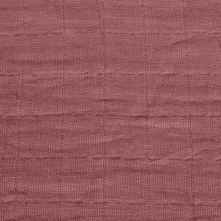 Couverture mousseline coton framboise Perlimpinpin Mlle et Coco