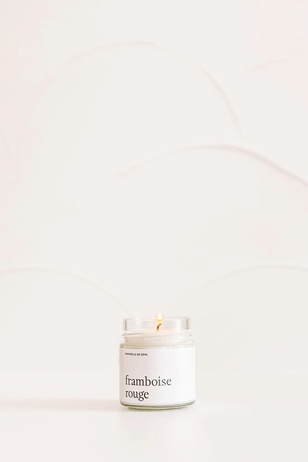 Chandelle framboise rouge Marée Mlle et Coco